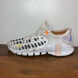 Nike | Metcon 4 Training Shoes - Printed White Black ; Womens 9.5